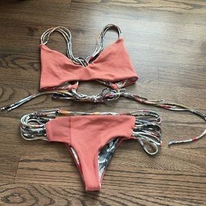 Boys + Arrows Bikini Top and Bottom